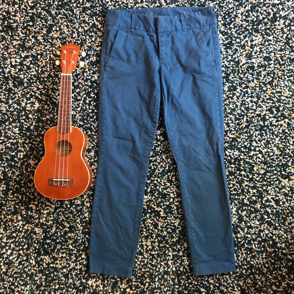 Blue Casual Pants